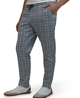 Ben Sherman Men's Glen Plaid Track Pants