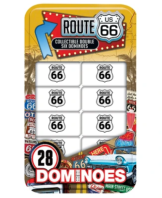 Masterpieces Route 66 Cafe 28 Dominoes Game for Kids and Families