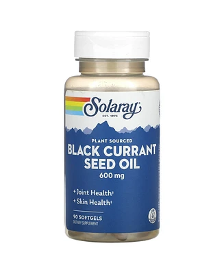 Solaray Black Currant Seed Oil 600 mg - 90 Softgels