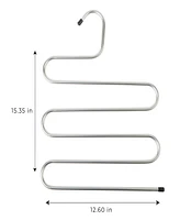 Smart Design Stainless Steel Pant Hangers Set of 4