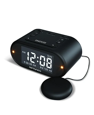 Riptunes 3-in-1 Vibrating Alarm Clock with Bed Shaker