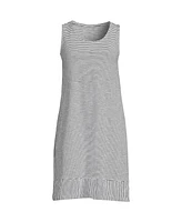 Lands' End Women's Slub Swing Tank Dress