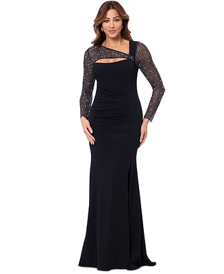 Betsy & Adam Women's Embellished Gown