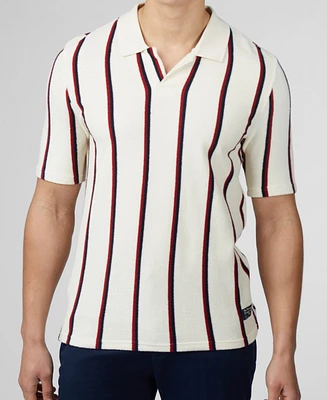 Ben Sherman Men's Stripe Toweling Polo Shirt