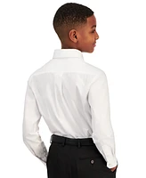 Big Boys Classic-Fit Solid Long-Sleeve Dress Shirt