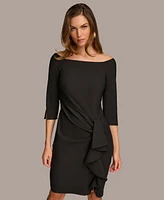 Donna Karan Women's Ruffled Sheath Dress