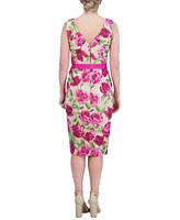 Eliza J Women's Floral-Embroidered Sheath Dress