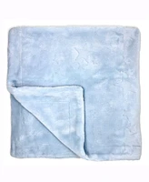 Amor Bebe Baby Boys Luxury Plush Baby Blankets, 3 Piece Gift Set