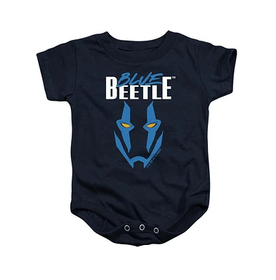 Blue Beetle Baby Girls Mask Snapsuit