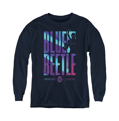 Blue Beetle Boys Youth Hero Host Long Sleeve Sweatshirt
