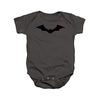 Batman Baby Girls The Tri Color Bat Silhouette Snapsuit