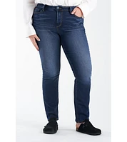 Slink Jeans Plus High Rise Straight