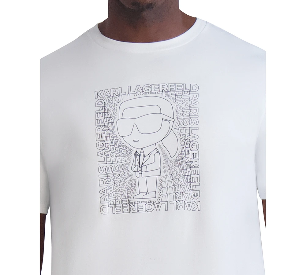 Karl Lagerfeld Paris Men's Cotton Graphic T-Shirt