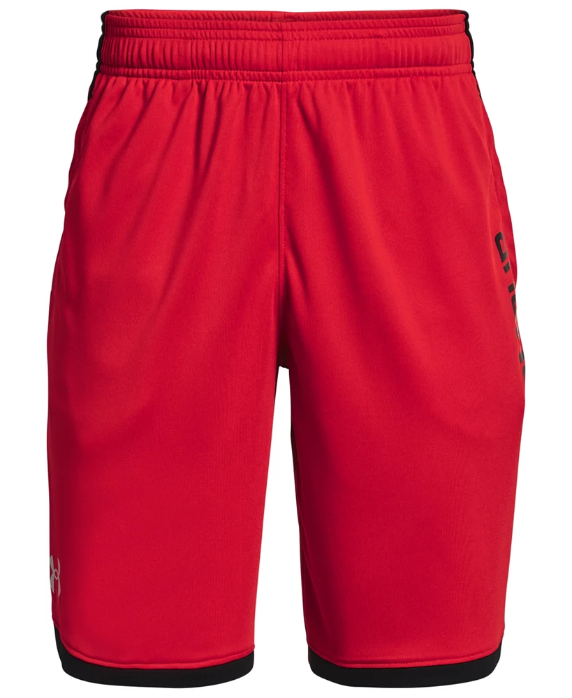 Under Armour Big Boys Stunt Moisture Wick 3.0 Active Shorts