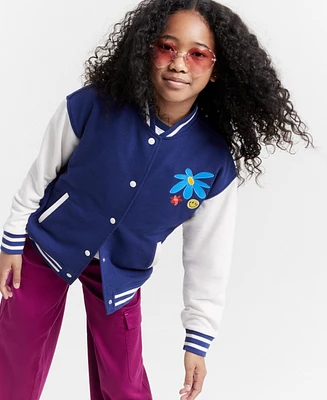 Epic Threads Girls Varsity Jacket, Created for Macy's