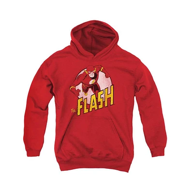 Dc Flash Youth Comics The Pull Over Hoodie / Hooded Sweatshirt