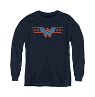 Wonder Woman Boys 84 Youth Neon Beat Long Sleeve Sweatshirt