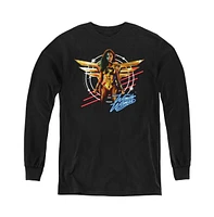 Wonder Woman Boys 84 Youth Space Poster Long Sleeve Sweatshirt