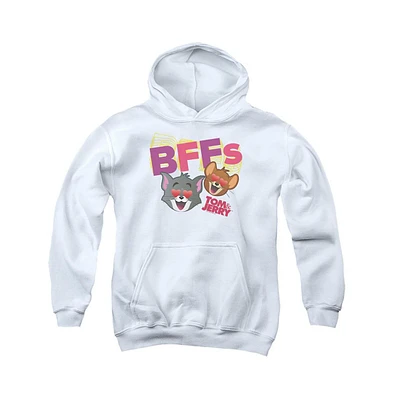 Tom And Jerry Boys Movie Youth Bffs Pull Over Hoodie / Hooded Sweatshirt