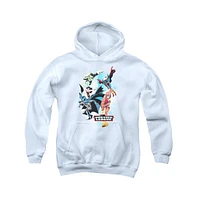 Justice League of America Youth At Your Service Pull Over Hoodie / Hooded Sweatshirt