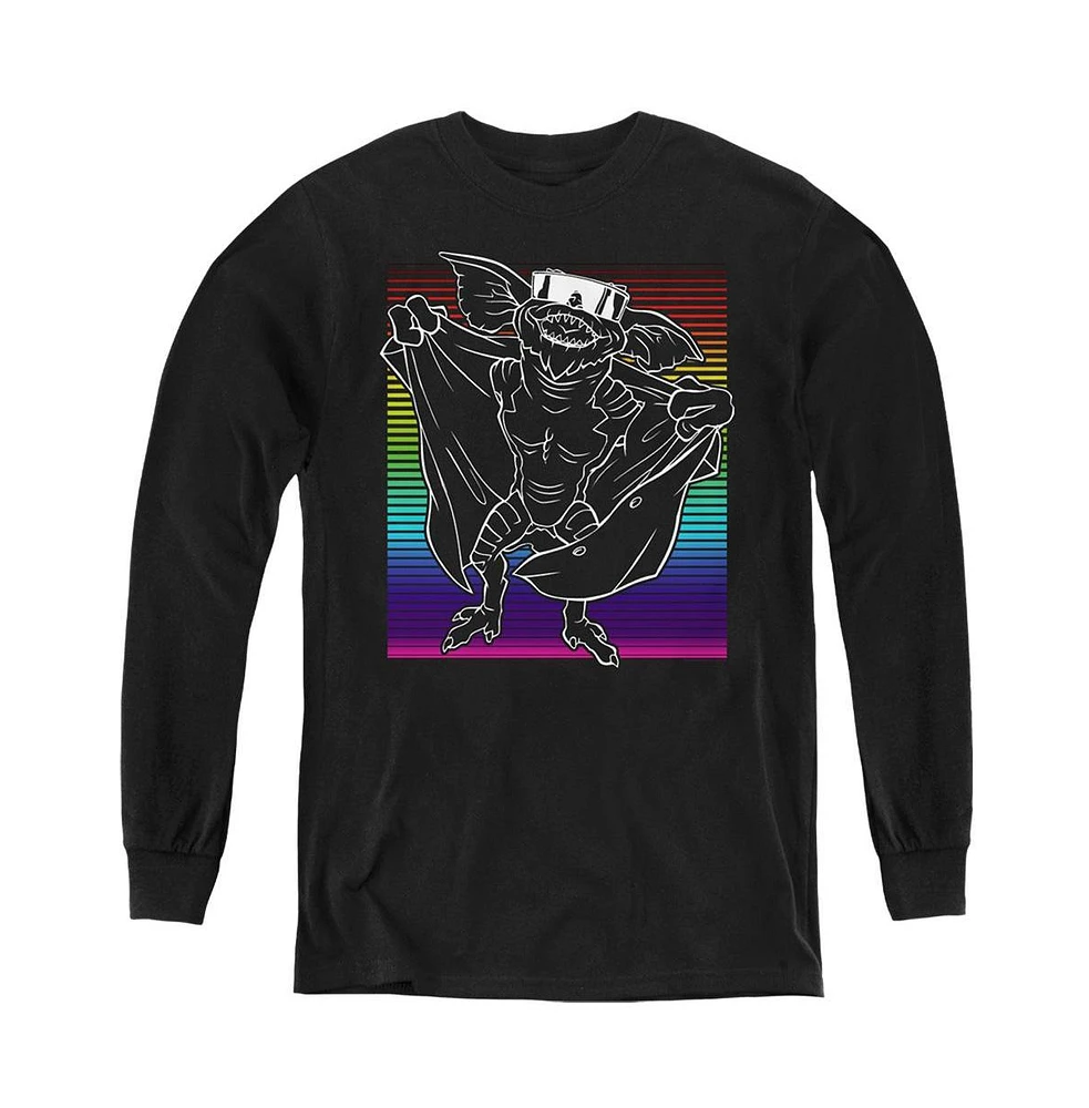 Gremlins Boys Youth Cool Gradient Long Sleeve Sweatshirt