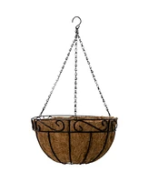 Sorbus Hanging Planter Baskets W/Coco Liner (4-Pack)