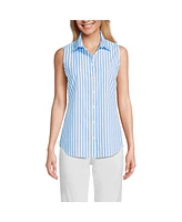 Lands' End Women's Petite No Iron Sleeveless Shirt