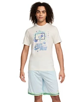 Nike Men's Relaxed-Fit Iridescent Basketball Graphic T-Shirt, Regular & Big Tall