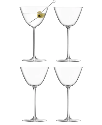 Lsa International Borough Martini Glass 7 oz Clear x 4