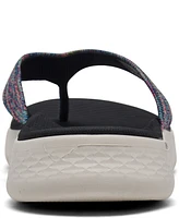 Skechers Women's Gowalk Flex Invoke Flip-Flop Thong Sandals from Finish Line