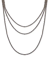 Guess Rhinestone Layered Tennis Necklace, 16" + 2" extender