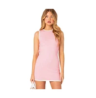 Edikted Women's Back Cut Out Knitted Mini Dress