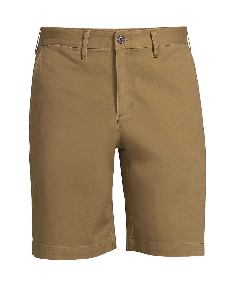 Lands' End Big & Tall 9" Comfort Waist First Knockabout Chino Shorts