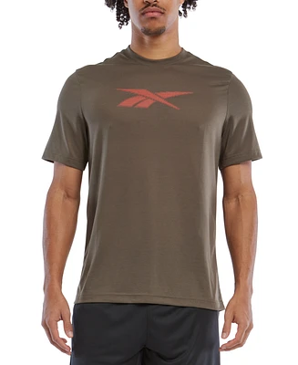 Reebok Men's Vector Performance Short Sleeve Logo Graphic T-Shirt