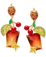 kate spade new york Gold-Tone Sweet Treasures Drop Earrings