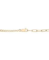 Audrey by Aurate Diamond Vertical Link Two-Chain 18" Pendant Necklace (1/6 ct. t.w.) in Gold Vermeil, Created for Macy's