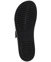 Crocs Women's Brooklyn Low Wedge Sandals from Finish Line