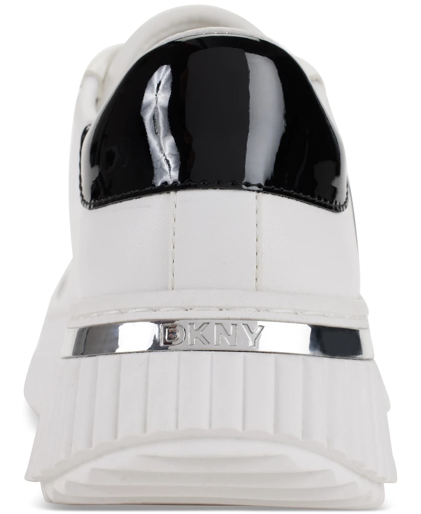 Dkny Women's Leon Lace-Up Logo Sneakers