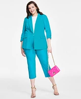 I.n.c. International Concepts Plus Size 3/4-Sleeve Blazer, Created for Macy's