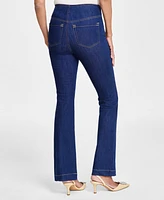 I.n.c. International Concepts Women's High Rise Pull-On Flare Jeans, Created for Macy's