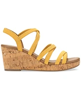 Style & Co Women's Arloo Strappy Elastic Wedge Sandals, Created for Macy's