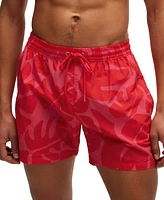 Boss by Hugo Men's Seasonal Pattern Quick-Dry Swim Shorts