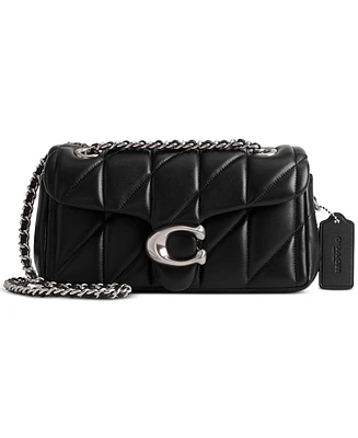 Coach Quilted Leather Tabby Chain Shoulder Bag 20