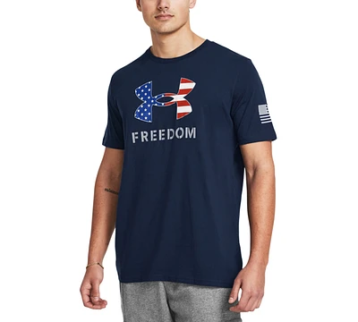 Under Armour Men's Relaxed Fit Freedom Logo Short Sleeve T-Shirt