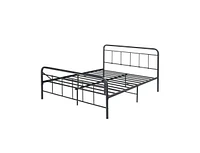 Slickblue Heavy Duty Metal Platform Bed Frame with Headboard