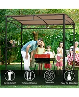 Slickblue Grill Gazebo Outdoor Patio Garden Bbq Canopy Shelter