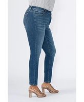 Slink Jeans Plus High Rise Ankle Skinny