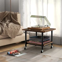 Slickblue Under Desk Printer Stand with 360° Swivel Casters