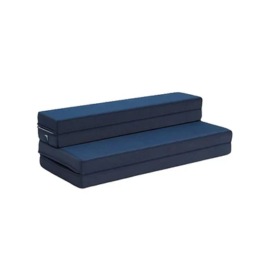 Slickblue 5' Quart Folding Futon Sleepover Sofa Bed Foam Mattress-Queen Size
