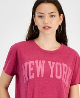 Grayson Threads, The Label Juniors' New York Graphic-Print Tee